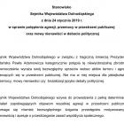 Treść stanowiska przyjętego przez Sejmik Województwa Dolnośląskiego