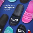 Klapki Kubota w Biedronce. Dostępne są w rozmiarach do 44  Autor: mat. prasowe