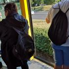 Zdjęcie z wnętrza tramwaju linii 32  Autor: Magda