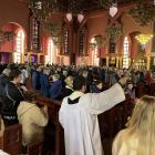 Święcenie koszyczków w parafii NMP Królowej Pokoju we Wrocławiu.  Autor:...