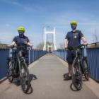 Patrol rowerowy straży miejskiej  Autor: Straż Miejska Wrocławia