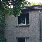 Pożar domu jednorodzinnego na Biskupinie. Jedna osoba ranna  Autor: Andrzej Borek