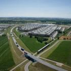 Wizualizacja hal magazynowych V Logistics Centre budowanych w Magnicach pod Wrocławiem....