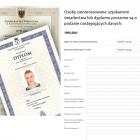 Takie oferty sprzedaży dyplomów i świadectw można znaleźć w sieci