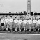 14 maja 1950 , Polska - Rumunia 3:3. Trzy bramki Gerarda Cieślika.