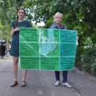 Poniedziałkowy briefing przy ul. Świdnickiej  Autor: Marta Gołębiowska