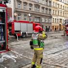 Wrocław: Pożar na Kościuszki. Trwa akcja straży pożarnej  Autor: Jakub Jurek\