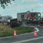 Jedna osoba zginęła, druga została ranna w wypadku w Studnicy pod Legnicą  Autor:...