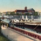 Lata 1900-1915. Fragment bulwaru Dunikowskiego z historycznym już murkiem.  Autor:...