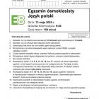 Arkusz CKE egzamin ósmoklasisty  język polski 
