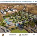 Obok nowej pętli powstanie parking dla 166 aut, mat. wizualizacje inwestora&nbsp; 
