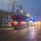 Pożar klubu Euforia wybuchł po 5 rano / fot. lubin.pl