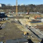  Tak powstaje Zintegrowane Centrum &nbsp;Pediatryczne na Borowskiej - widok z okna...