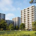 Tak ma wyglądać osiedle Apartamenty Krakowska obok skrzyżowania Alei Wielkiej Wyspy i...