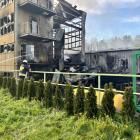 Pożar w Wilkowie w 2022 roku / fot. Straż pożarna