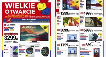 Wrocław: Rusza nowy market RTV Euro AGD. W promocji iphone, telewizory, laptopy i nie tylko [GAZETKA]
