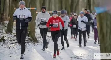 Mróz? To żadna przeszkoda. 410 osób dobiegło do mety w Lesie Osobowickim