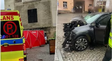 Samochód staranował pieszych. Ojciec z synem zginęli na miejscu 