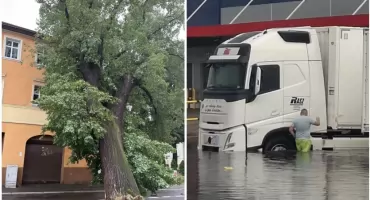 Burze i ulewy na Dolnym Śląsku. Zerwane dachy, ewakuacja obozów