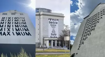To nie są tajemnicze reklamy na wrocławskich budynkach, to poezja wrocławskiego poety